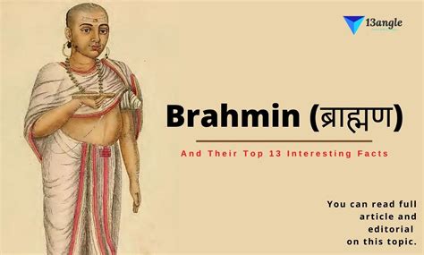 brahmin ethnicity.